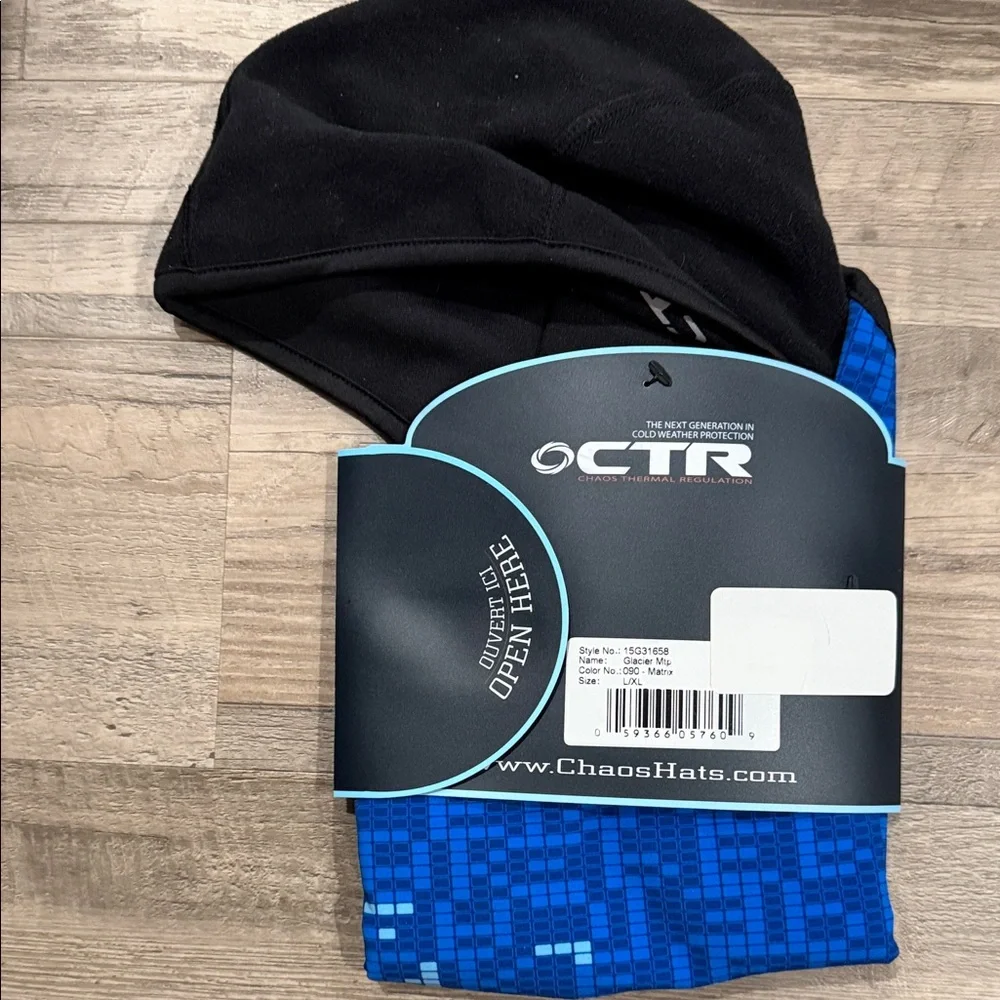 Glacier MTP Black and Blue Face Mask